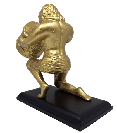 Gylden dekorativ figur - Vandmanden- AQU2