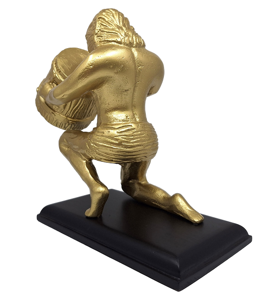 Gylden dekorativ figur - Vandmanden- AQU2