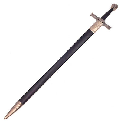 Stålriddersværd 84 cm i skede - replika - SW-114