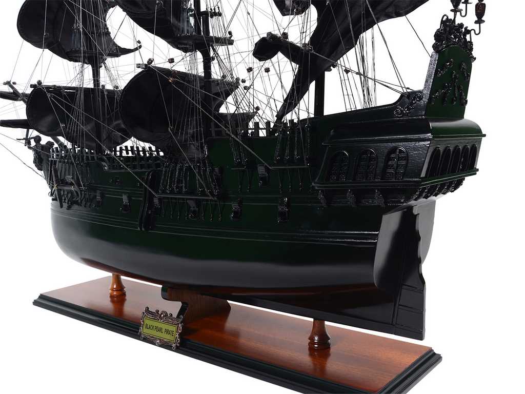 Den Sorte Perle model af piratskib - længde 89cm - BP80R