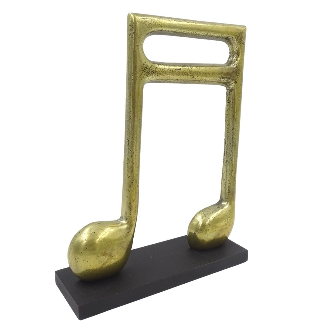 Statuette af en gylden sekstendedelsnode – gave til en musiker
 – MUS-22