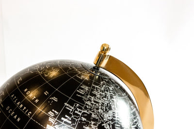 Dekorativ globus Sort & Guld – MMG004S