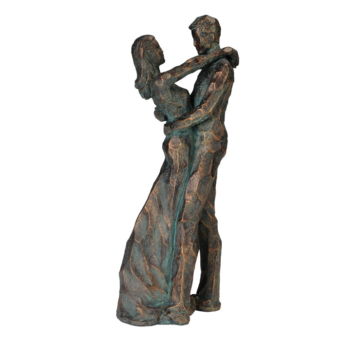 Dekorativ figur af dansende par - gave til bryllup eller årsdag – 43064
