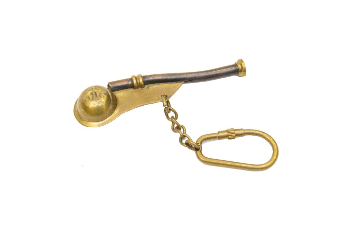 Nøglering med mini bådsmandsfløjte KEY-0133