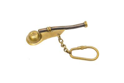 Nøglering med mini bådsmandsfløjte KEY-0133