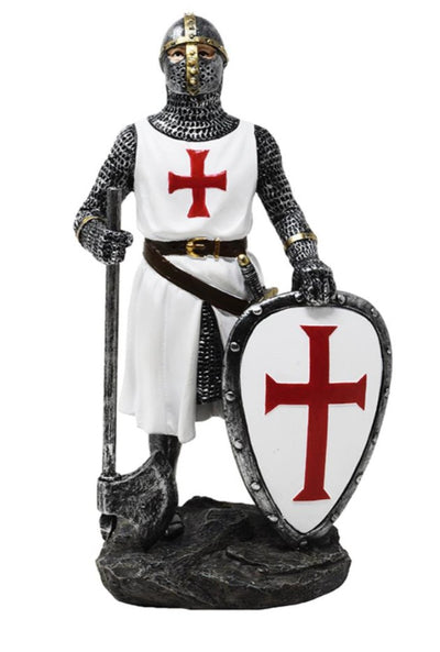 Tempelridderfigur 18,5 cm – Polyresin – MC-23134