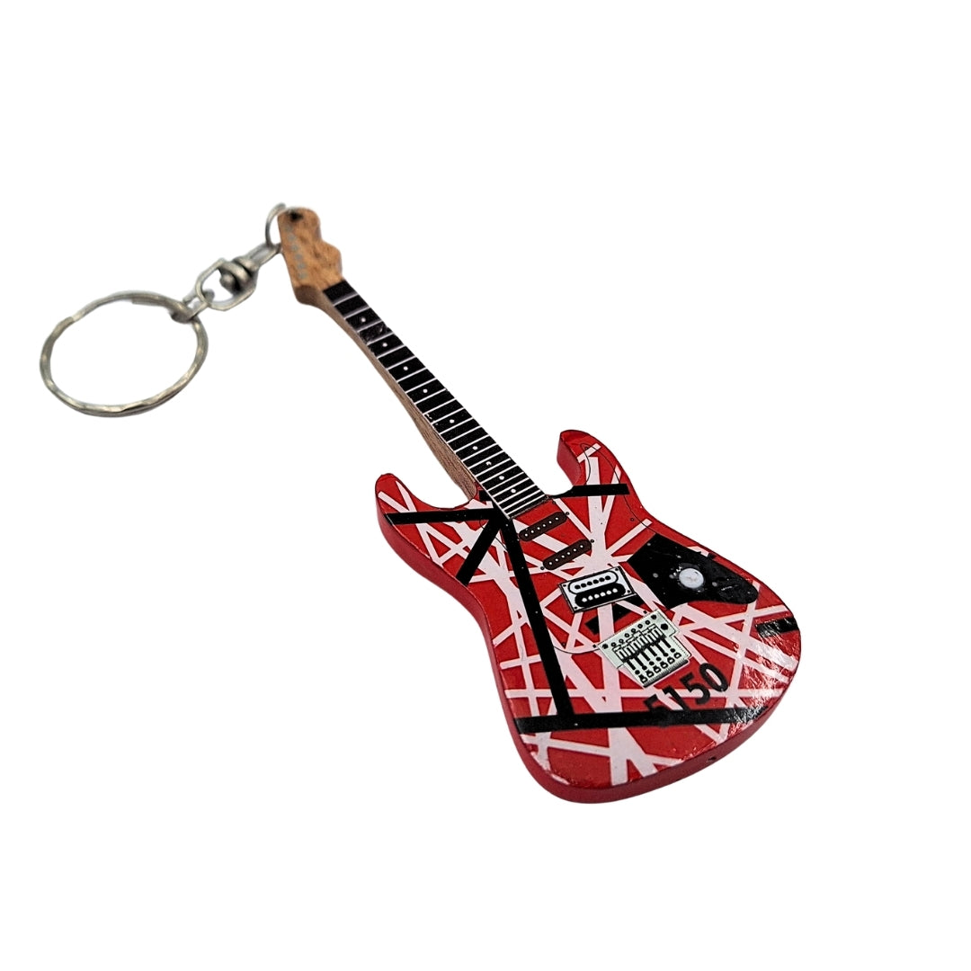 Nøglering – Van Halen-guitar – nøglering til rockfans – EGK-1167