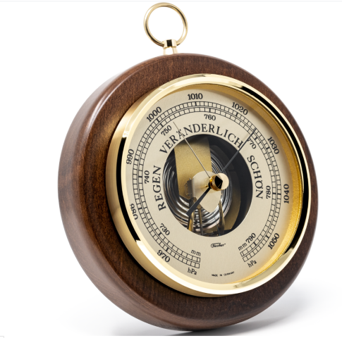Rundt barometer 1436R-12 Fischer