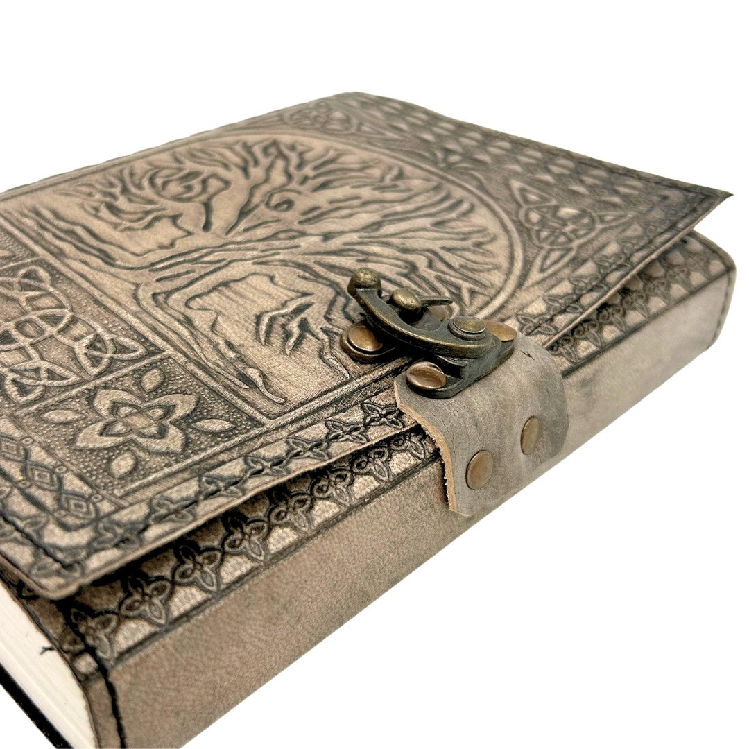 Retro lædernotesbog Livets træ – 200 sider 125 GSM - H019