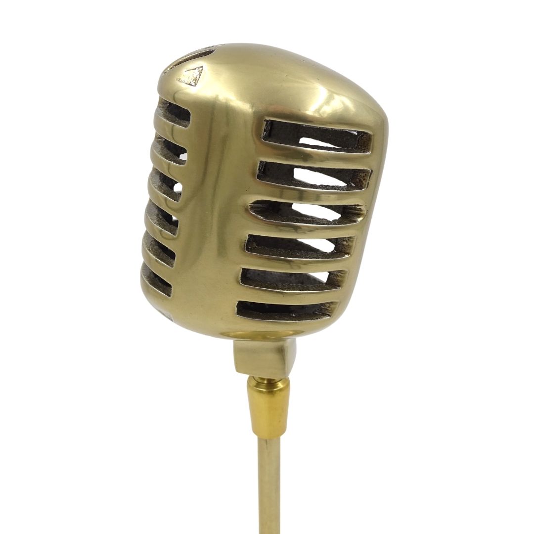 Retro mikrofonstatuette - 92715B