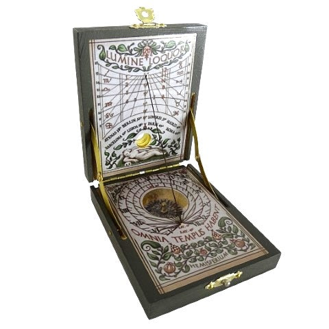 Solur med kompas Kepler-diptykon - replika – H04