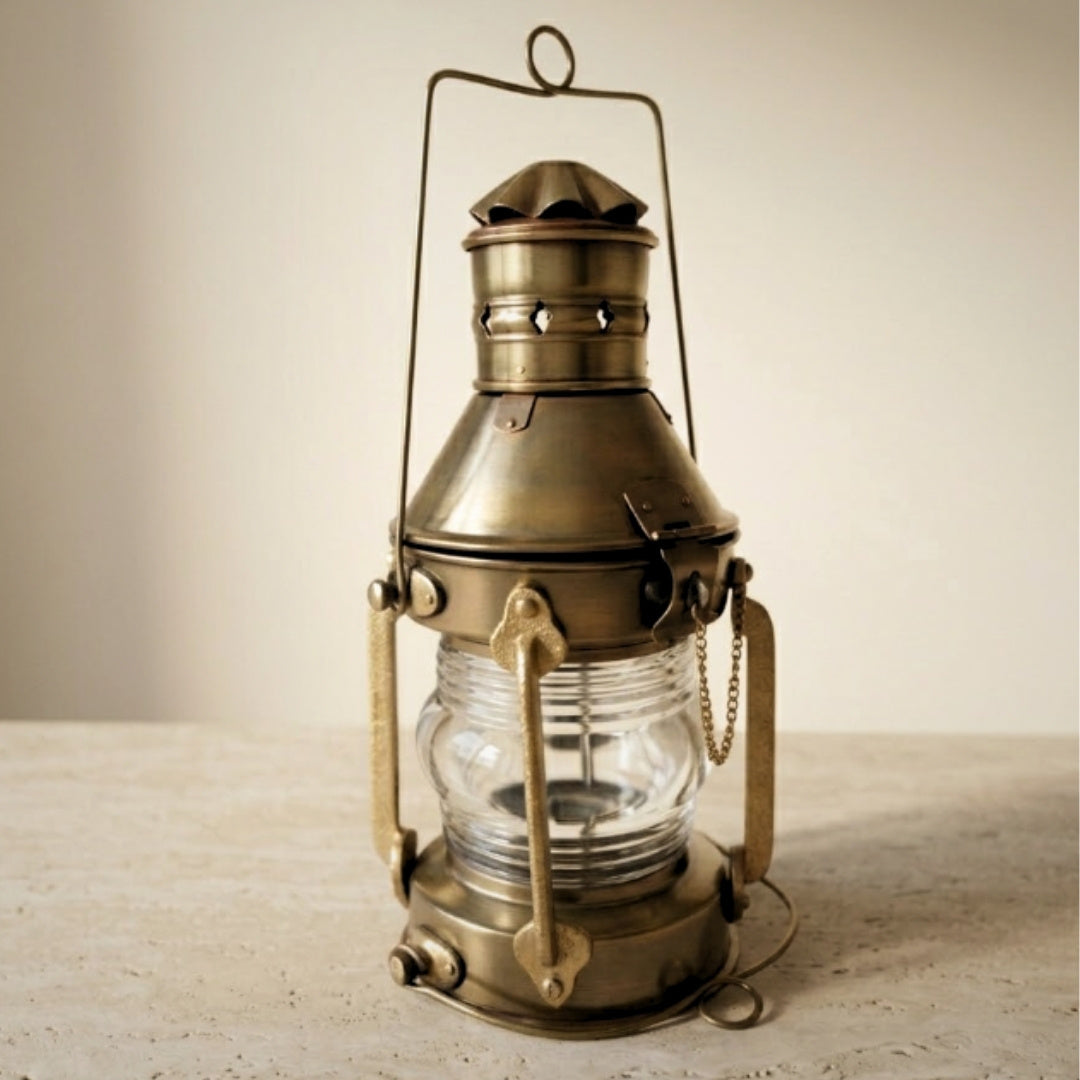 Maritim metallampe retro 34cm – SL9