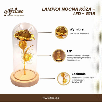 Natlampe Rose - LED - G116