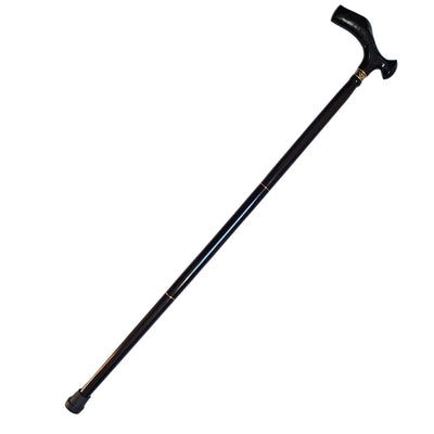 Elegant sammenklappelig stok med metalhåndtag