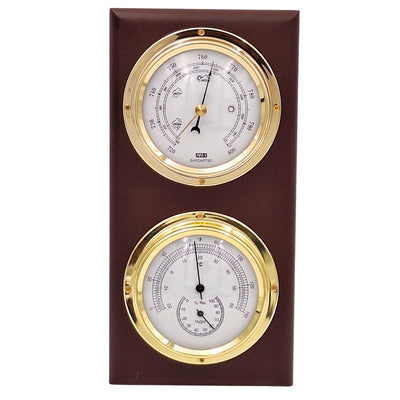 Vejrstation, termometer, barometer, hygrometer, stor analog - 30.3915A