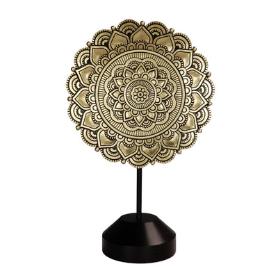 Oval mandalafigur - buddhistisk dekoration - 35cm - 44032FJH