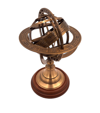 Astrolabium i messing – højde 21cm - AMG140