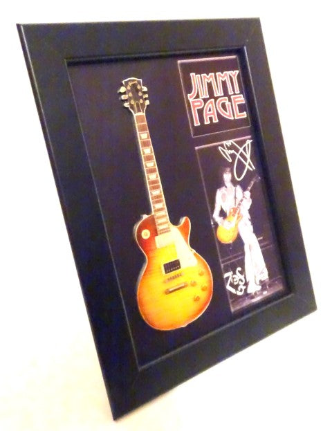 Miniguitar i Jimmy Page-stil i ramme FMG-012