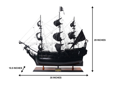 Den Sorte Perle model af piratskib - længde 89cm - BP80R