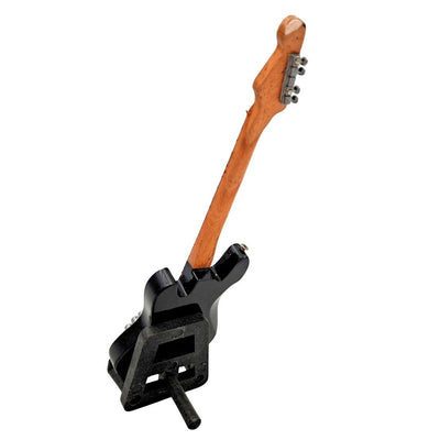 Dekorativ miniguitar på 15 cm med stativ og mulighed for personlig gravering