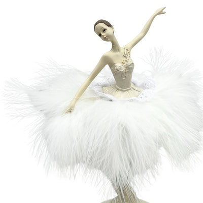 Spilledåse med ballerina Snedronningen, bevægelig 23,5 cm – MP-19009