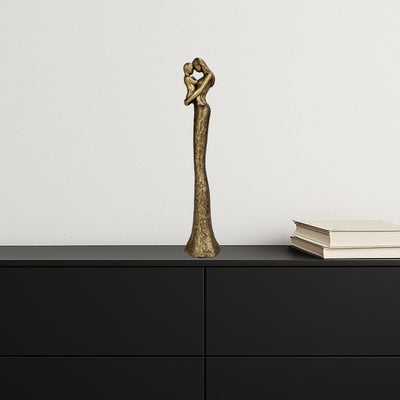 Moderne figur af mor med barn - symbol på familien - højde 27cm - E43586