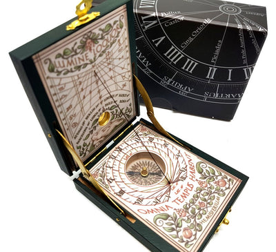 Solur med kompas Kepler-diptykon - replika – H04