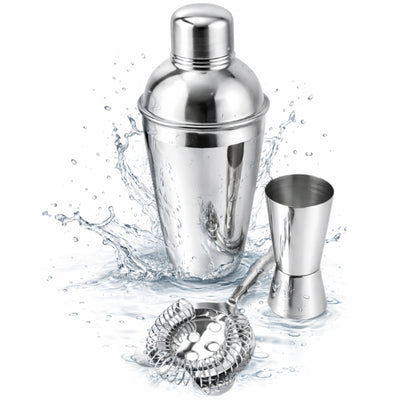 Barmansæt – 3 dele Shaker Jigger Strainer - BS48171