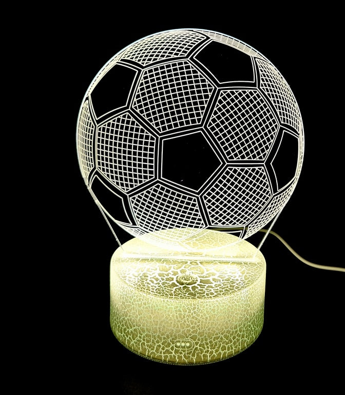 Natlampe Fodbold - gave til fodboldspilleren gadget - 3 farver - P107