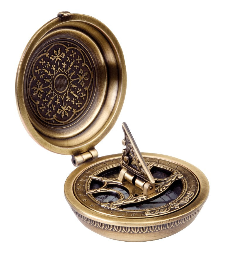Urania Propitia messingkompas med solur - premium - H45