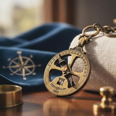 Maritim astrolabium-nøglering - H82