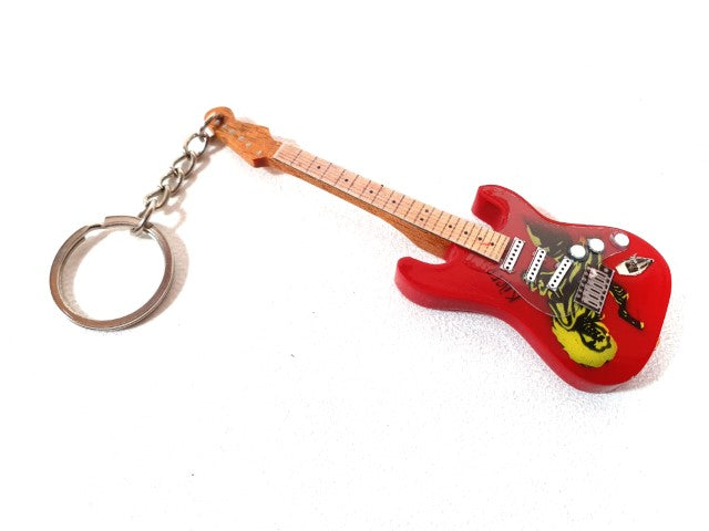 Nøglering guitar i stil med Iron Maiden – Eddie – Tribute EGK-0900