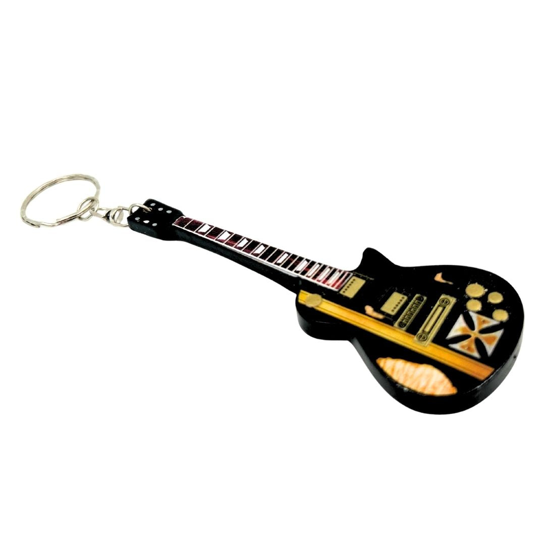 Nøglering guitar i stil med Metallica - James Hetfield - Iron Cross - EGK-0191