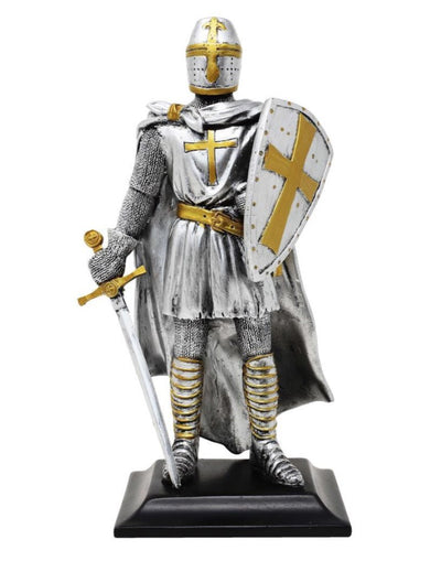 Ridder - Korsfarer - stor figur af polyresin - MC-36049