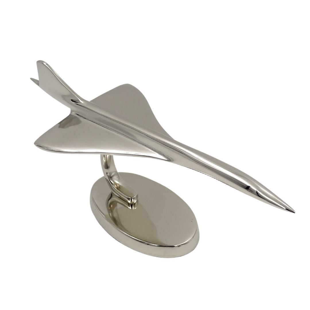 Metalmodel af Concorde-fly - luftfartsikon - CON