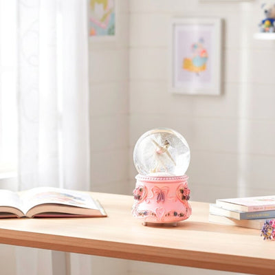 Spilledåse med dansende ballerina i glaskugle 15cm – MG-963