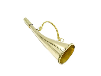 Signalhorn i messing med kæde - tågehorn MIKB10/8