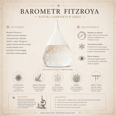 Fitzroy stormglas-globus - skrivebordsdekoration, gadget - BAW11003