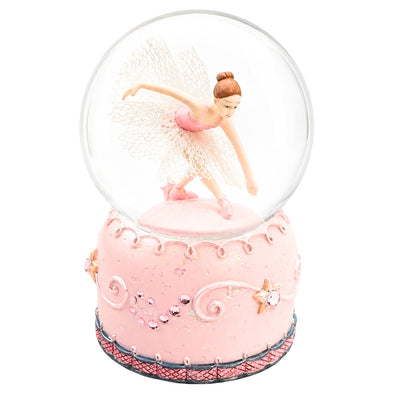 Spilledåse med dansende ballerina i glaskugle, 12cm - MG-19016