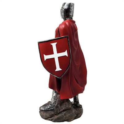 30 cm korsridderfigur af polyresin med mulighed for personlig gravering