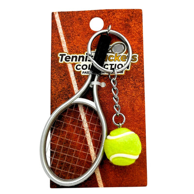 Sportsnøglering, tennisketcher – gave til tennisspiller - TRK-004