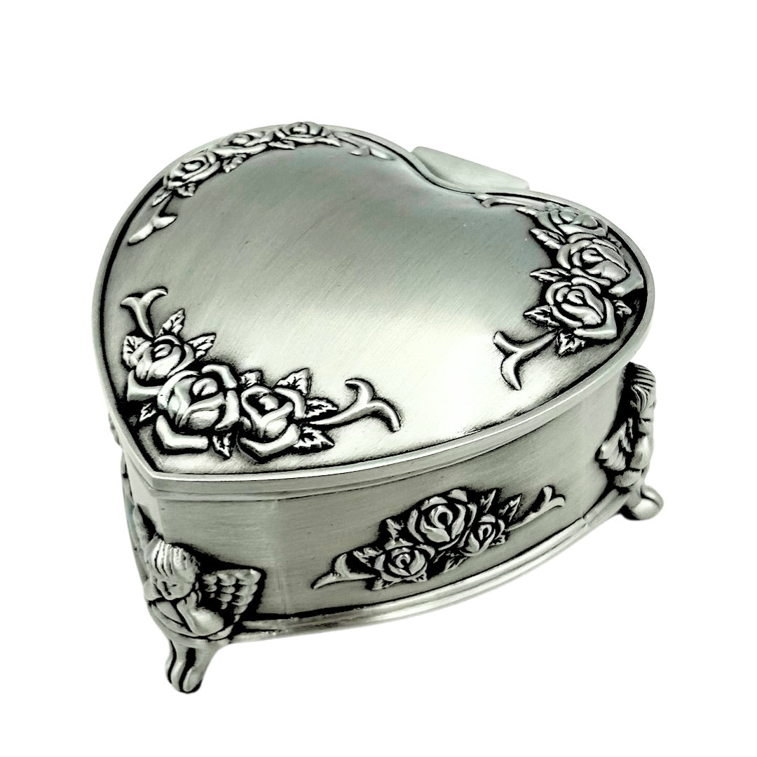Hjerteformet metalskrin – 2099