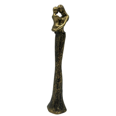 Moderne figur af mor med barn - symbol på familien - højde 27cm - E43586