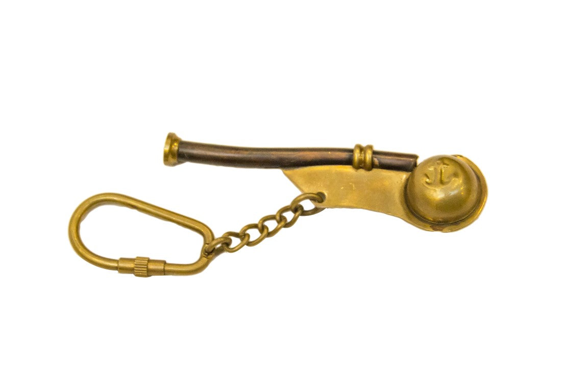 Nøglering med mini bådsmandsfløjte KEY-0133