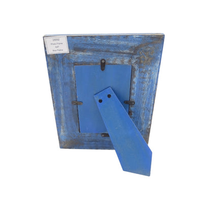 Træramme til fotos Blå - 28892 - fotostørrelse 15x10cm
