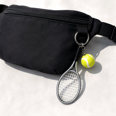 Sportsnøglering, tennisketcher – gave til tennisspiller - TRK-004