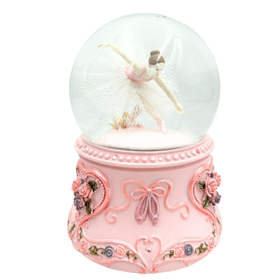 Spilledåse med dansende ballerina i glaskugle 15cm – MG-963