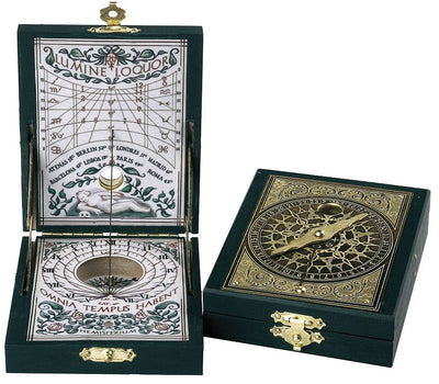 Solur med kompas Kepler-diptykon - replika – H04