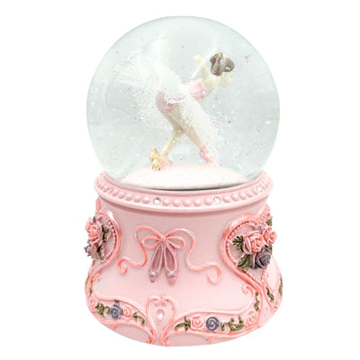 Spilledåse med dansende ballerina i glaskugle 15cm – MG-963
