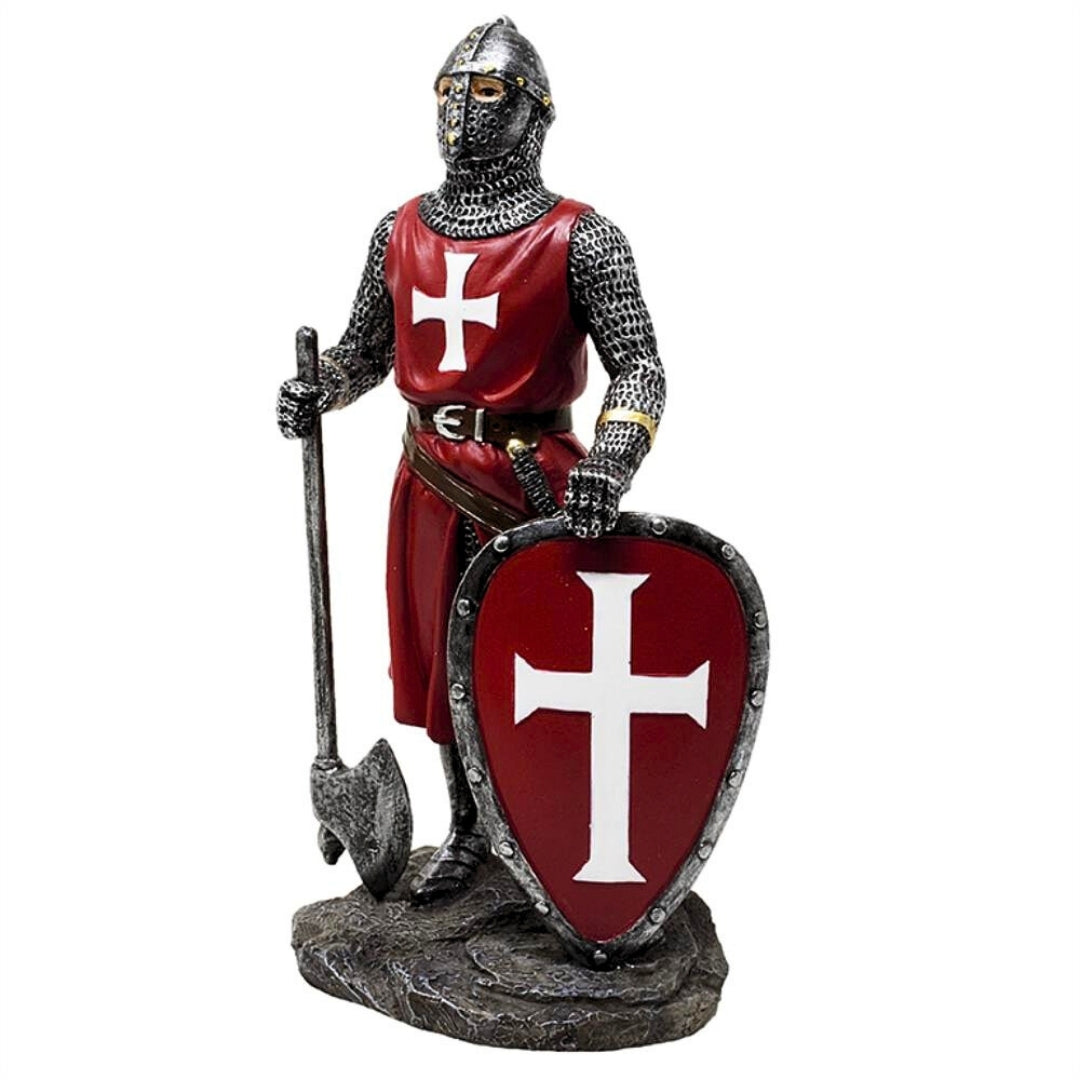 Figur af korsridder 18,5 cm – polyresin – MC-23133